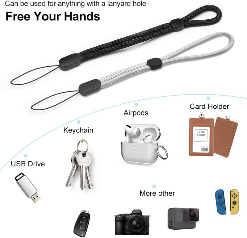 Limvory Cell Phone Wrist Strap, 5 Pack Adjustable Wrist Lanyard for Around The Hand With Tether Tabs Compatible with iPhone and Most Cell Phone - Image 5